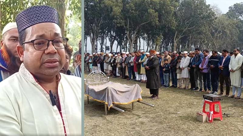 বাবার জানাজার মাঠ থেকে শিল্পী মনির খানের আইফোন চুরি